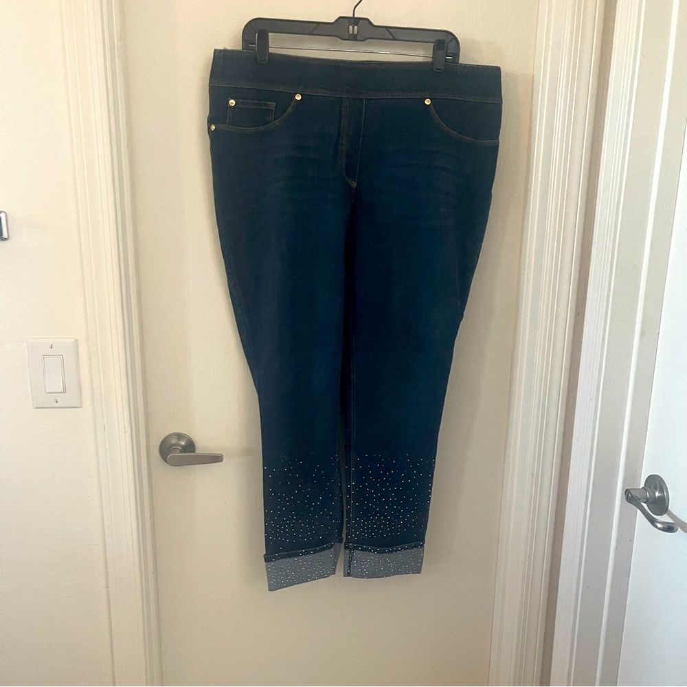 Luxe denim size 18-20 cropped jean